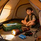 Linterna Café Lampara Led Luz Camping Campamento 806 - Miniatura 4