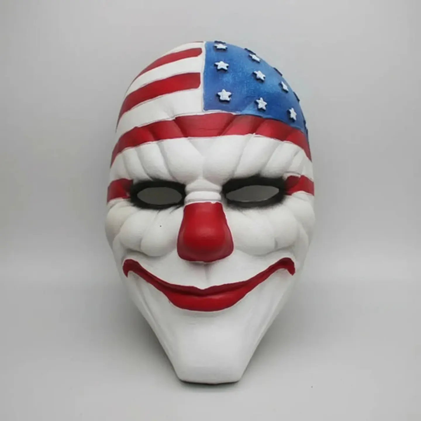 Máscara La Purga Payaso Ref 9002 Halloween Bandera Ameri Color Blanco 1