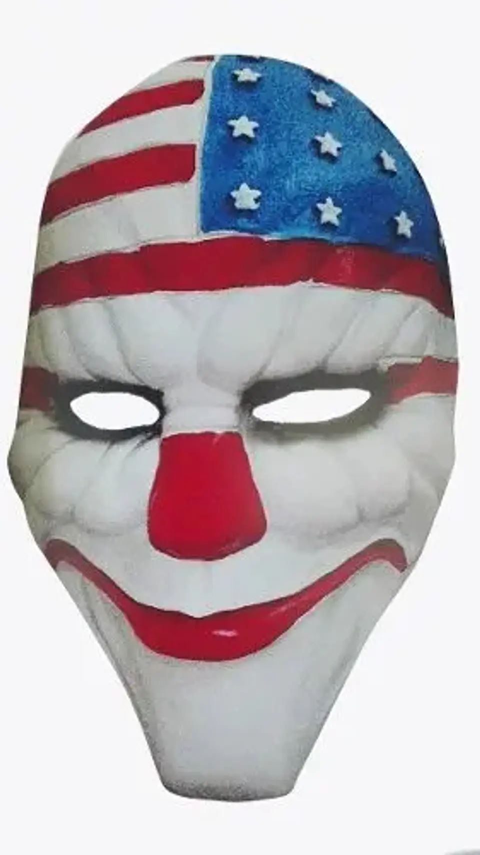 Máscara La Purga Payaso Ref 9002 Halloween Bandera Ameri Color Blanco 4