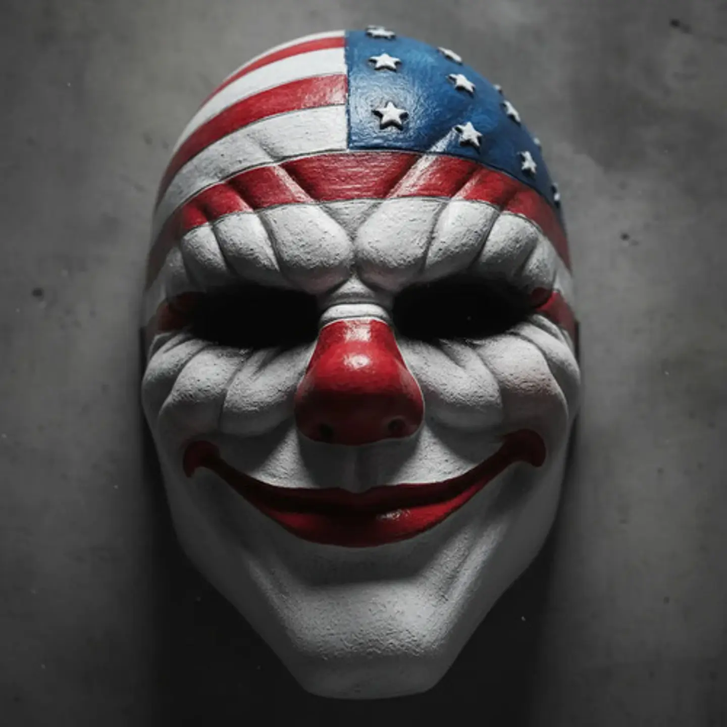 Máscara La Purga Payaso Ref 9002 Halloween Bandera Ameri Color Blanco 5