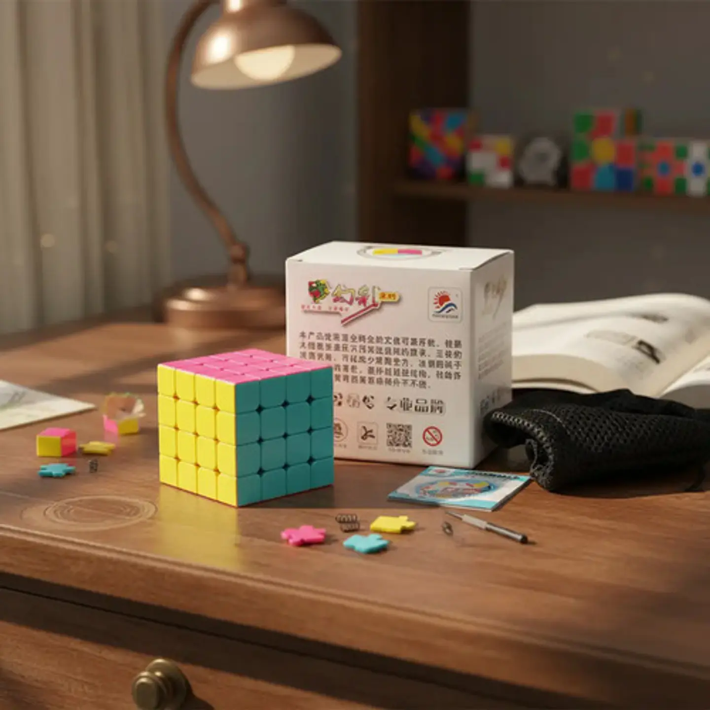 Cubo Rubiks 4 X 4 Rompecabezas 4000 Juego Color De La Estructura Variado 1