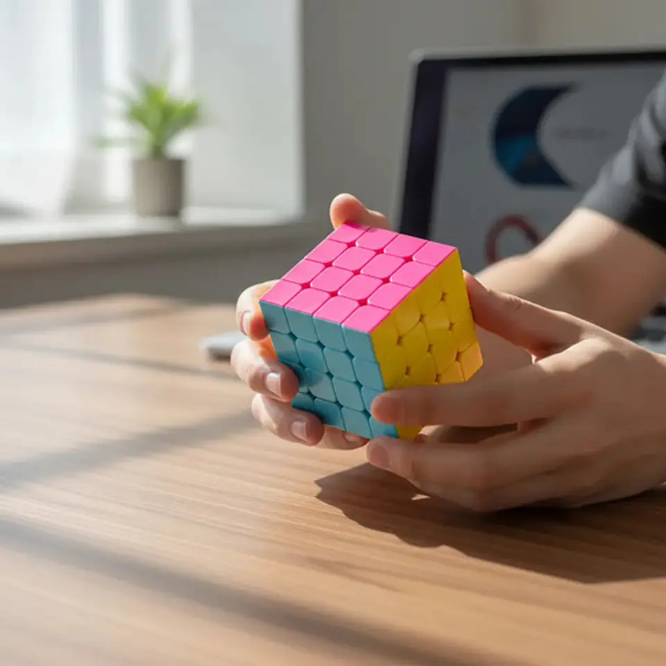 Cubo Rubiks 4 X 4 Rompecabezas 4000 Juego Color De La Estructura Variado 3