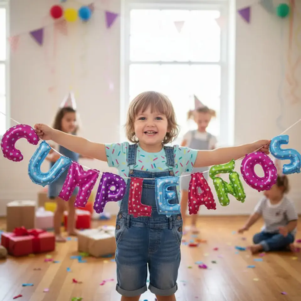 Globos Metalizados Feliz Cumpleaños Plateados 35 Cm Bombas 7