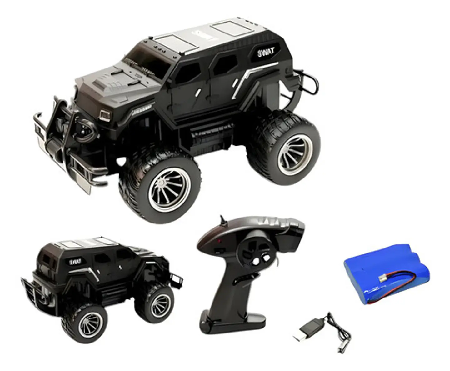 Hammer Swat Camioneta Radio Control Juguete Carro 23312b 3