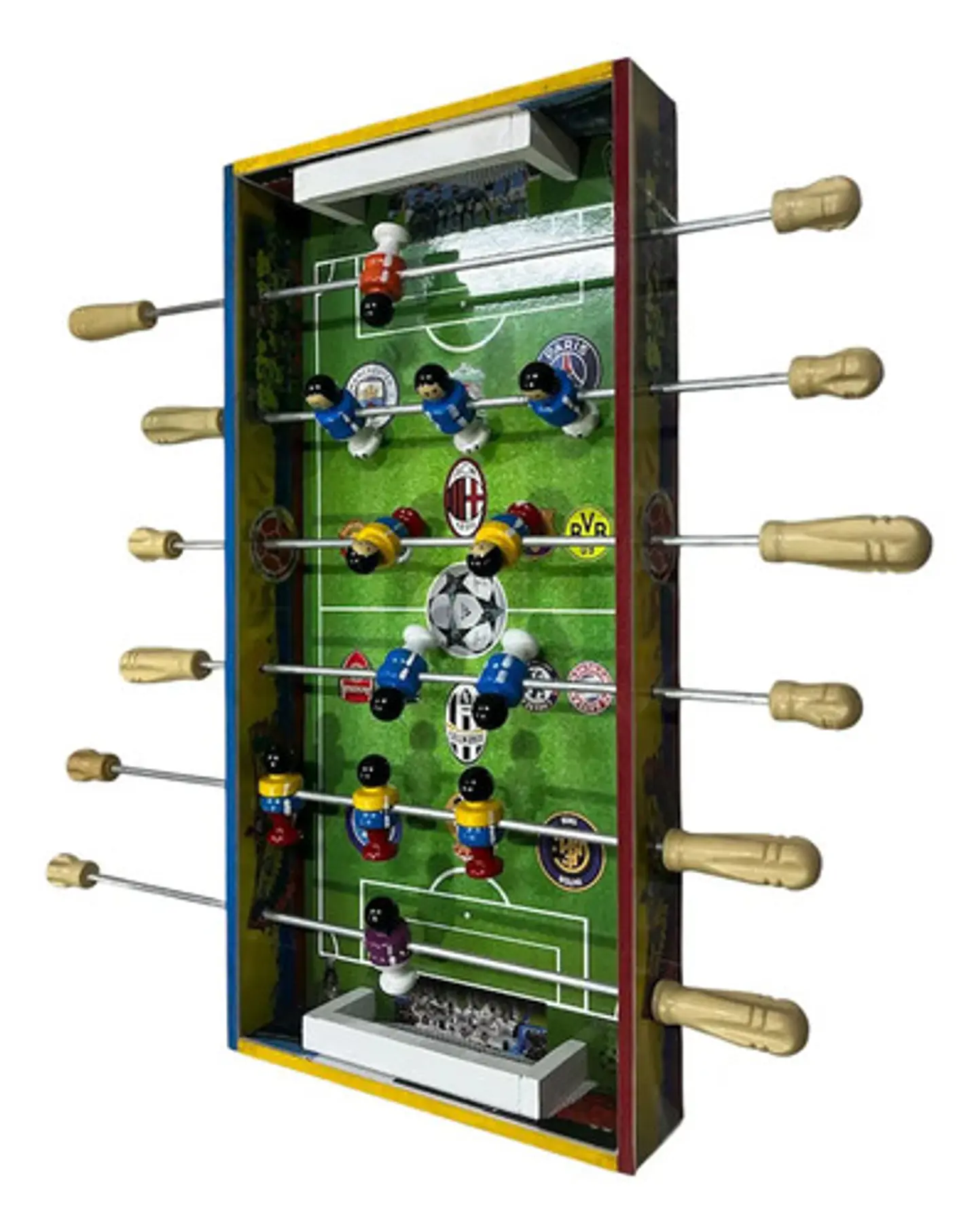 Futbolin Madera Juego Fútbol Niños Equipos Colombianos 60cm 2