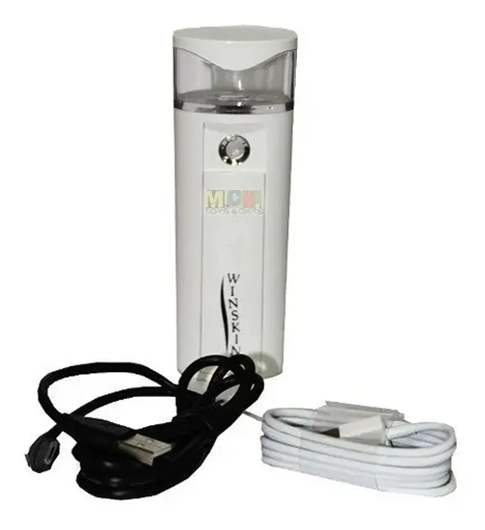 Humidificador Facial Winski Portátil Con Difusor Aromático Y Power Bank Blanco 5v 2