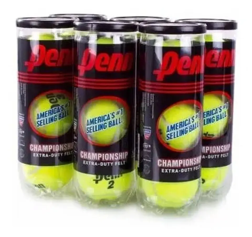 Pelotas De Tenis Penn 6 Tubos De 3 Bolas Ref: 521019 2