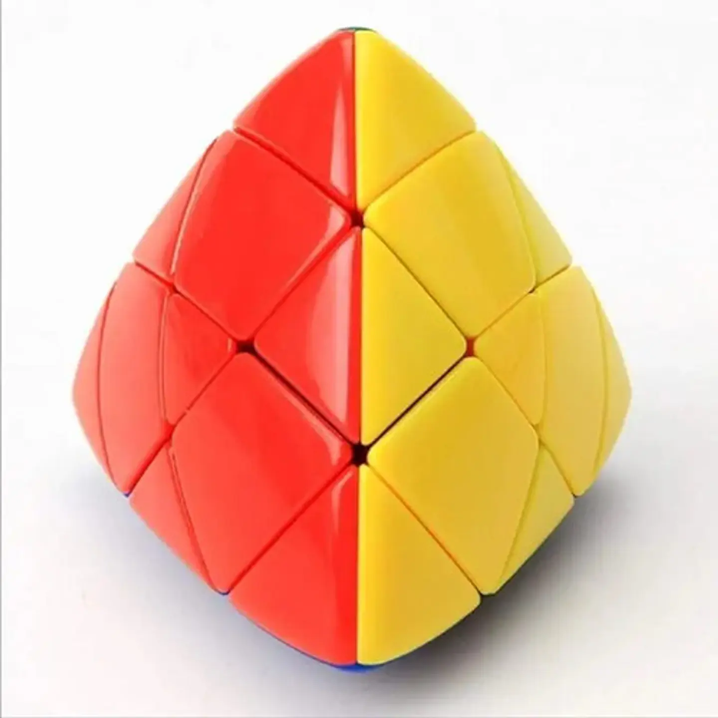 Cubo Mágico Shengshou Mastermorphix Stickerless Multicolor De Plástico Abs Rojo Amarillo 1
