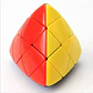 Cubo Mágico Shengshou Mastermorphix Stickerless Multicolor De Plástico Abs Rojo Amarillo - Miniatura 1