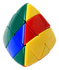 Cubo Mágico Shengshou Mastermorphix Stickerless Multicolor De Plástico Abs Rojo Amarillo - Miniatura 2