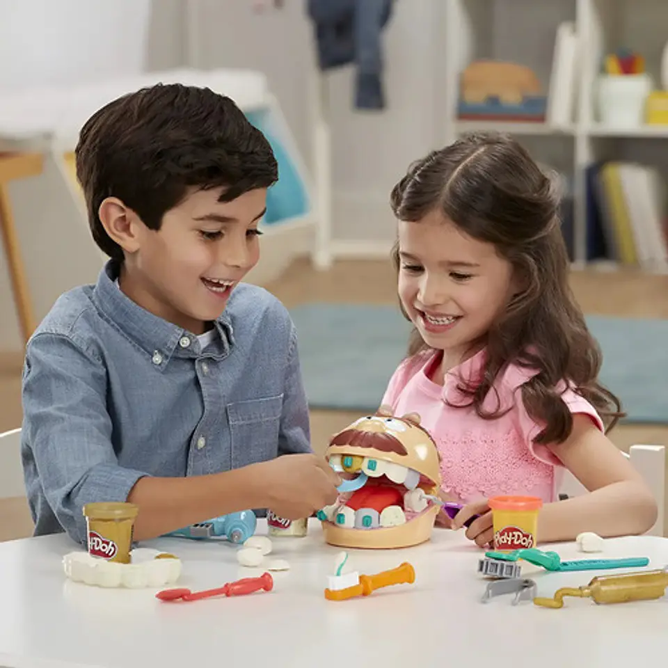 Play Doh El Dentista Bromista Blanco Multicolor 5