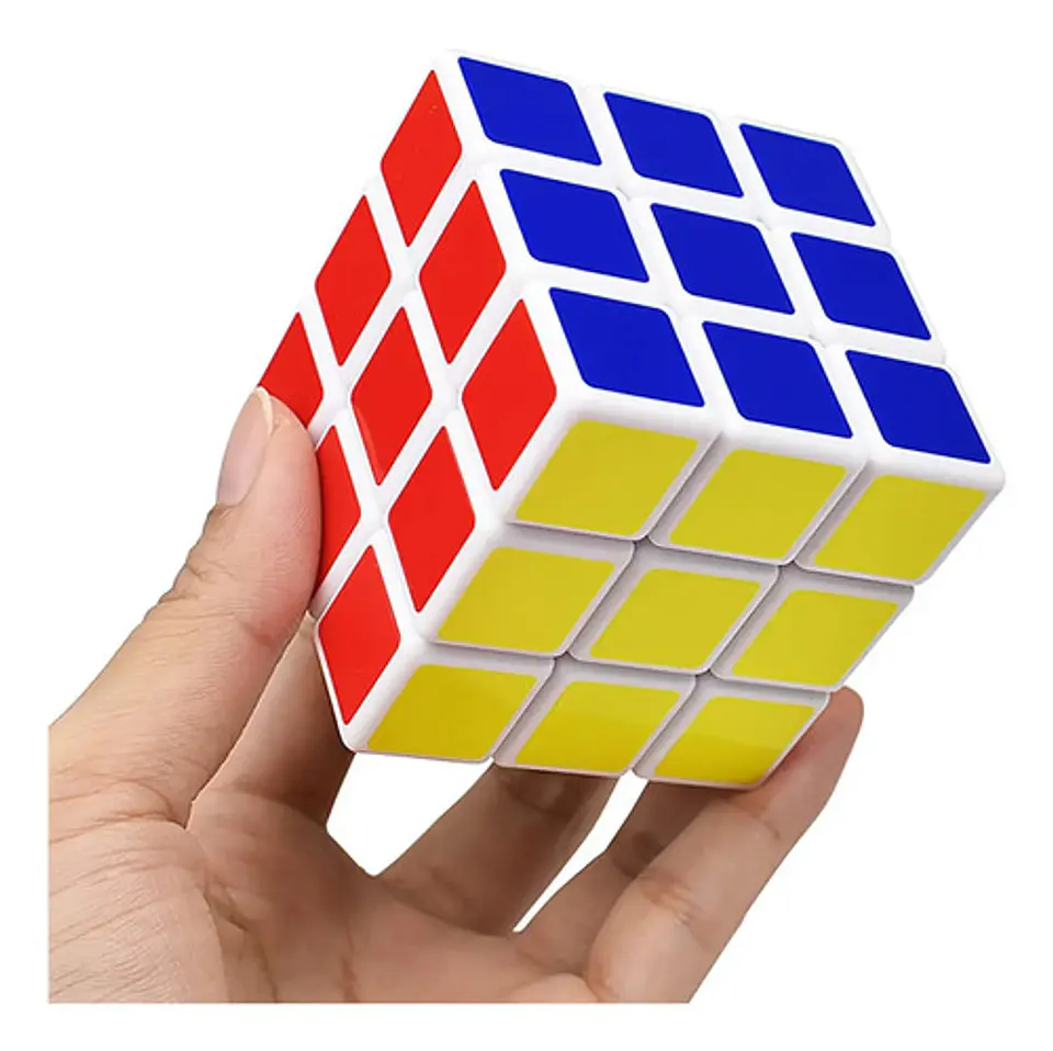 Cubo Rubiks Niños Sencillo Plástico Juego Cuadrado 2