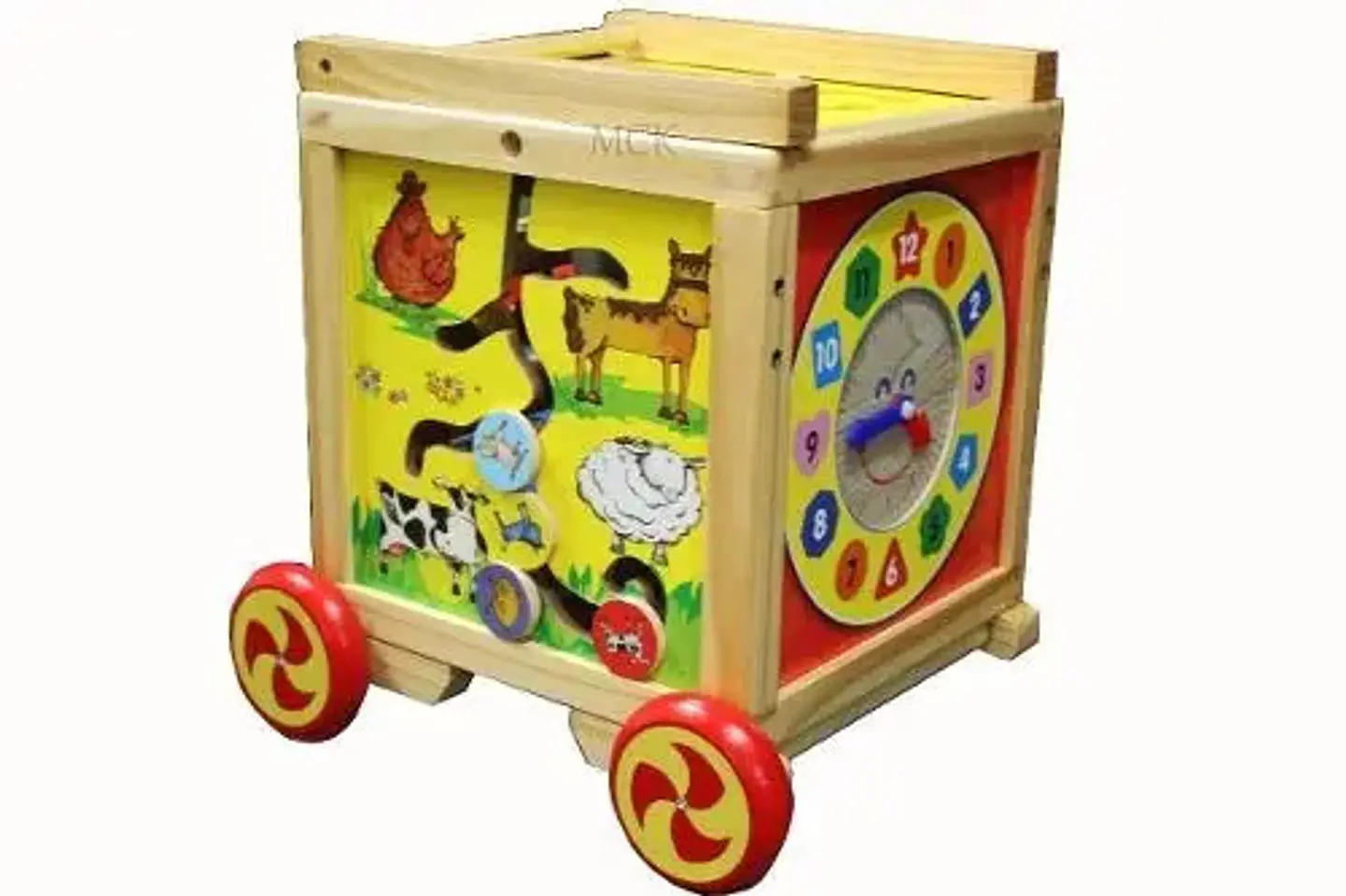 Cubo De Madera Laberinto 7310 Niños Juego Amarillo 1