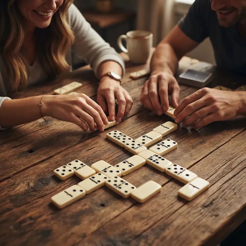 Dominó 28 Piezas Plástico Marca Domino Juego De Mesa Profesional 4