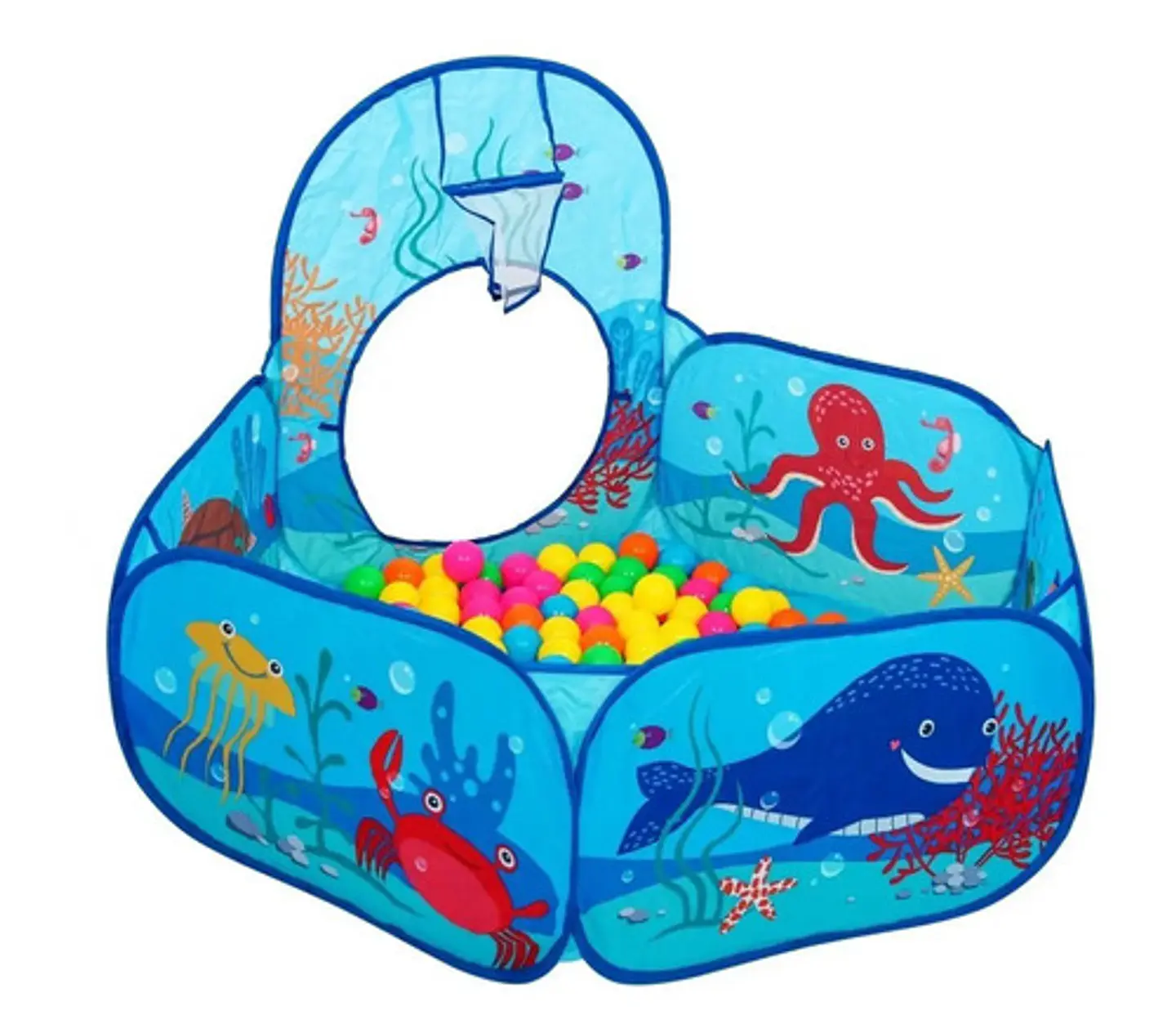 Carpa Tunel Piscina 3e1 Pelotas Gym Estimulacion Bebe 1049* 4