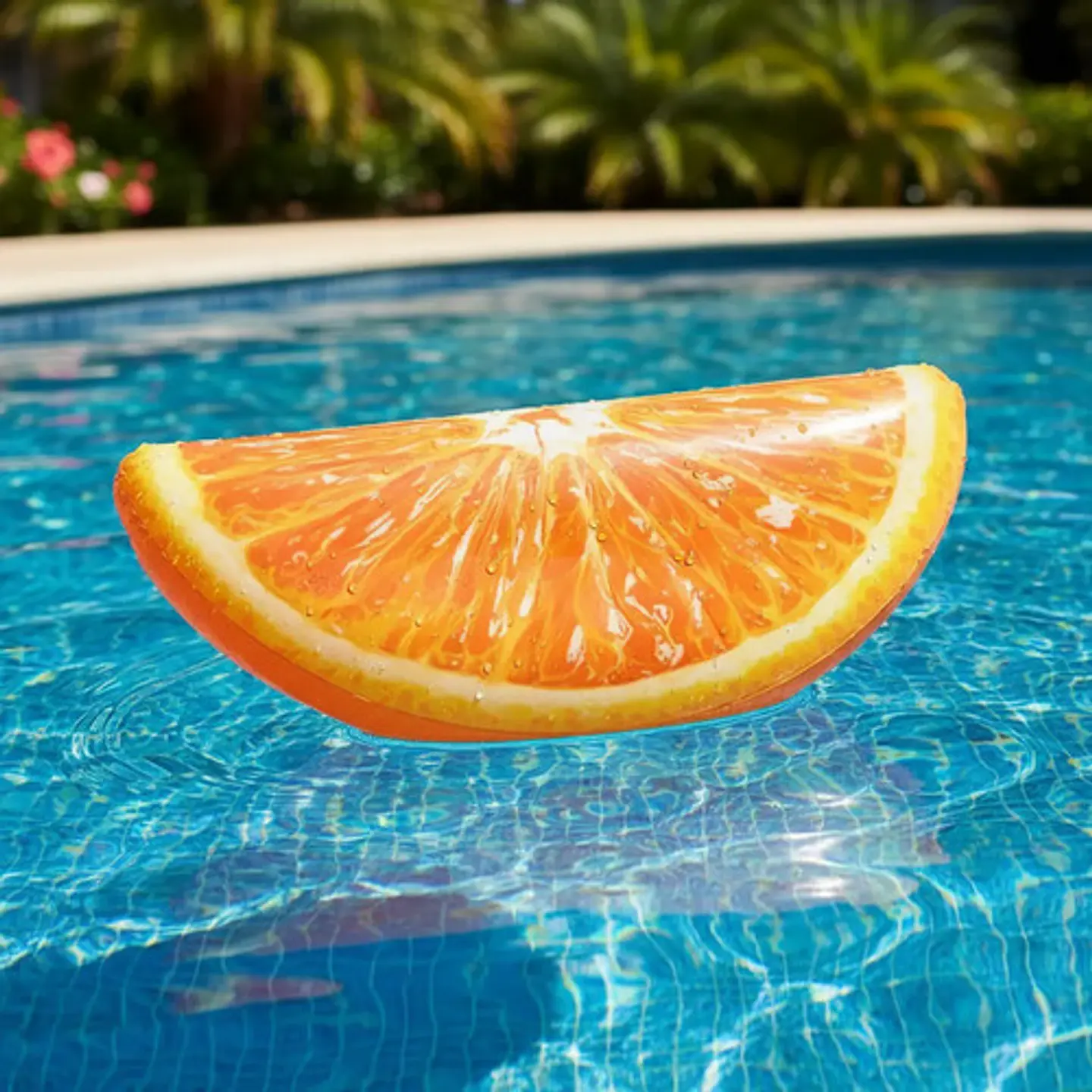 Flotador Intex Orange Slice Mat Naranja Piscina 58763 4