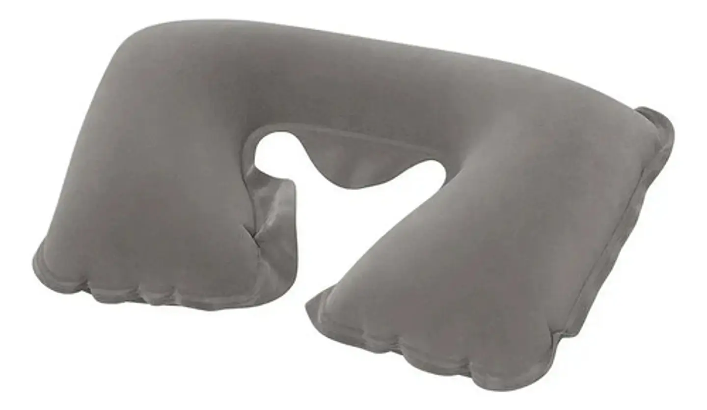 Almohada Cojín Viajera Inflable Cuello Avión Estrés Viaje 5