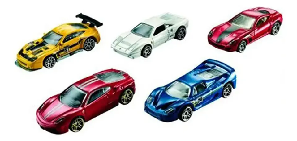 Paquete Con 5 Cochecitos Hot Wheels Multicolor 5