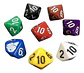 Juego Dados 10 Caras X6 Und Dados Juegos De Rol Mesa Casino - Miniatura 3