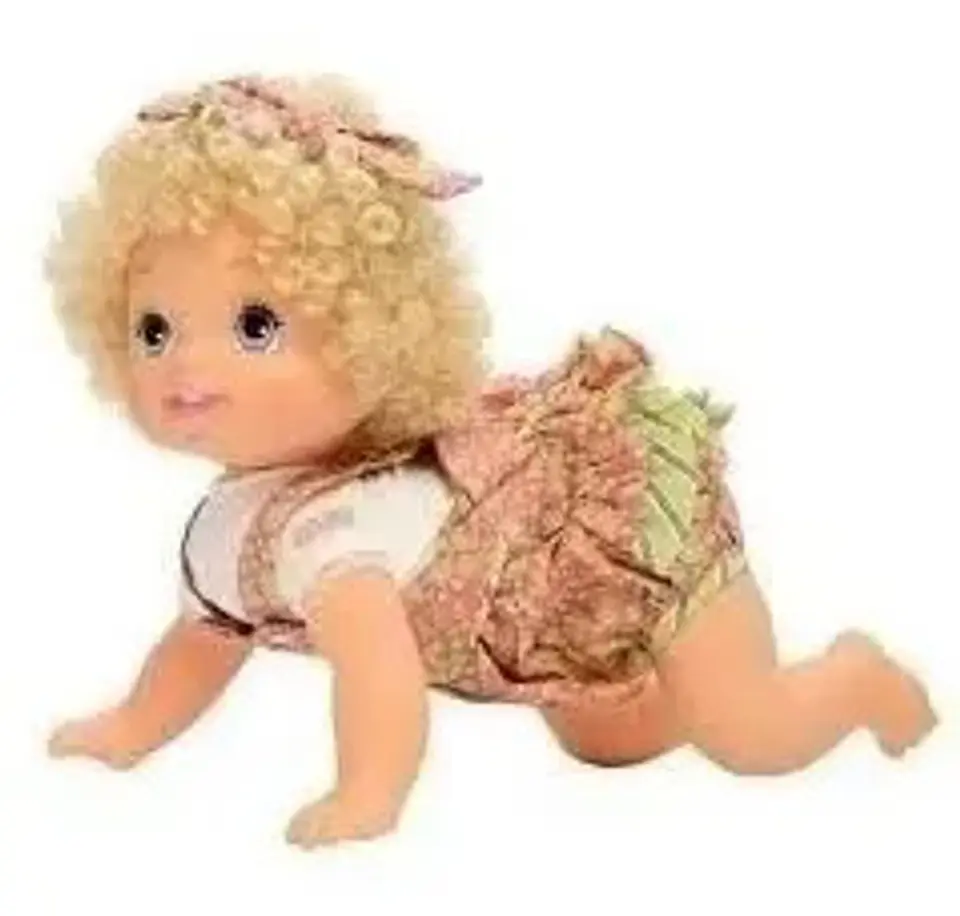 Muñeca Interactiva Con Sonido, Ríe. Gatea, Accesorios 8
