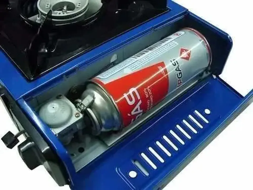 Estufa Gas Portatil Camping Butano 4 Tanques Cocina Chispaut 5