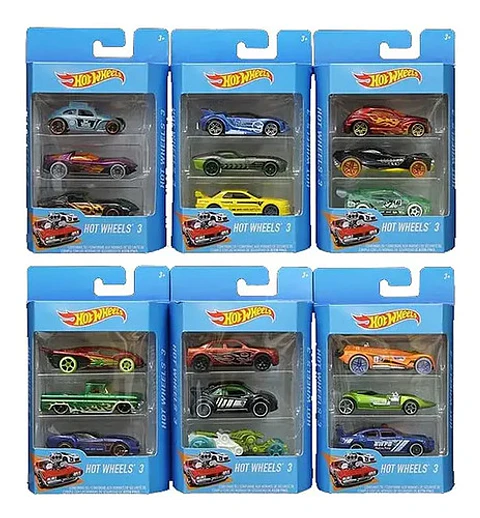 Hot Wheels Paquete X 3 Und Coleccionables Carros K5904
