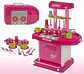 Cocina Maletín Juguete Horno Luz Sonidos Princesa 008-58 - Miniatura 3