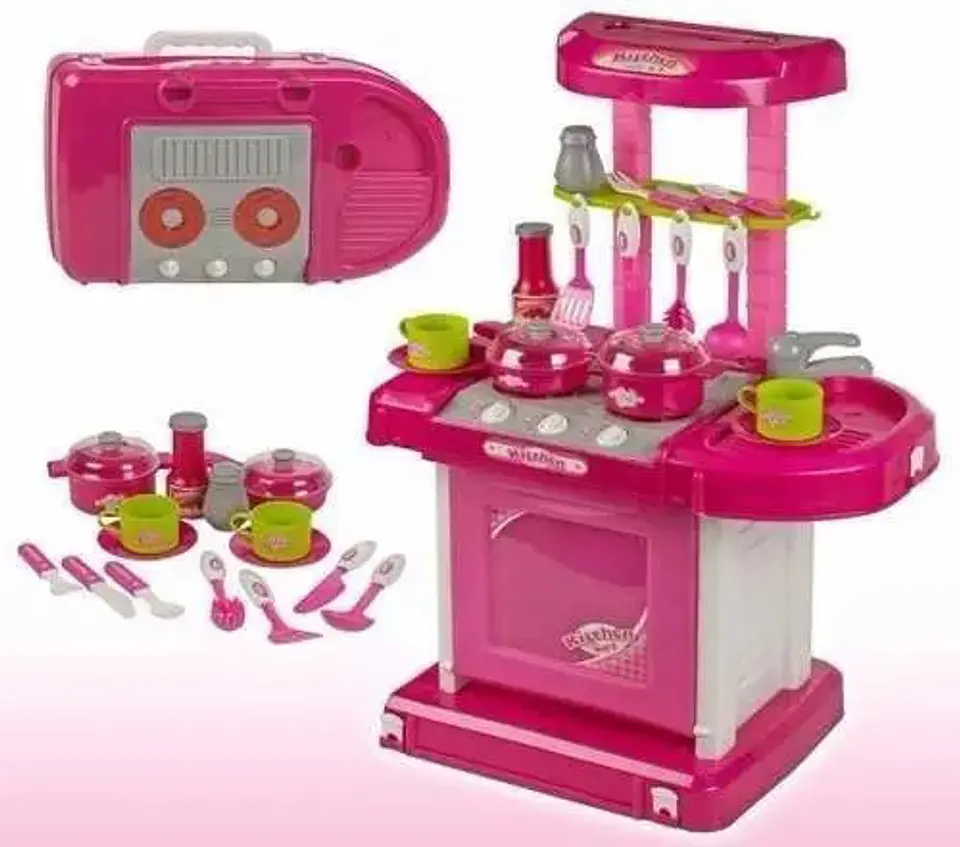 Cocina Maletín Juguete Horno Luz Sonidos Princesa 008-58 3