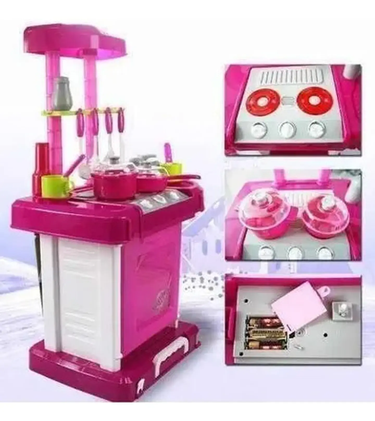 Cocina Maletín Juguete Horno Luz Sonidos Princesa 008-58 5