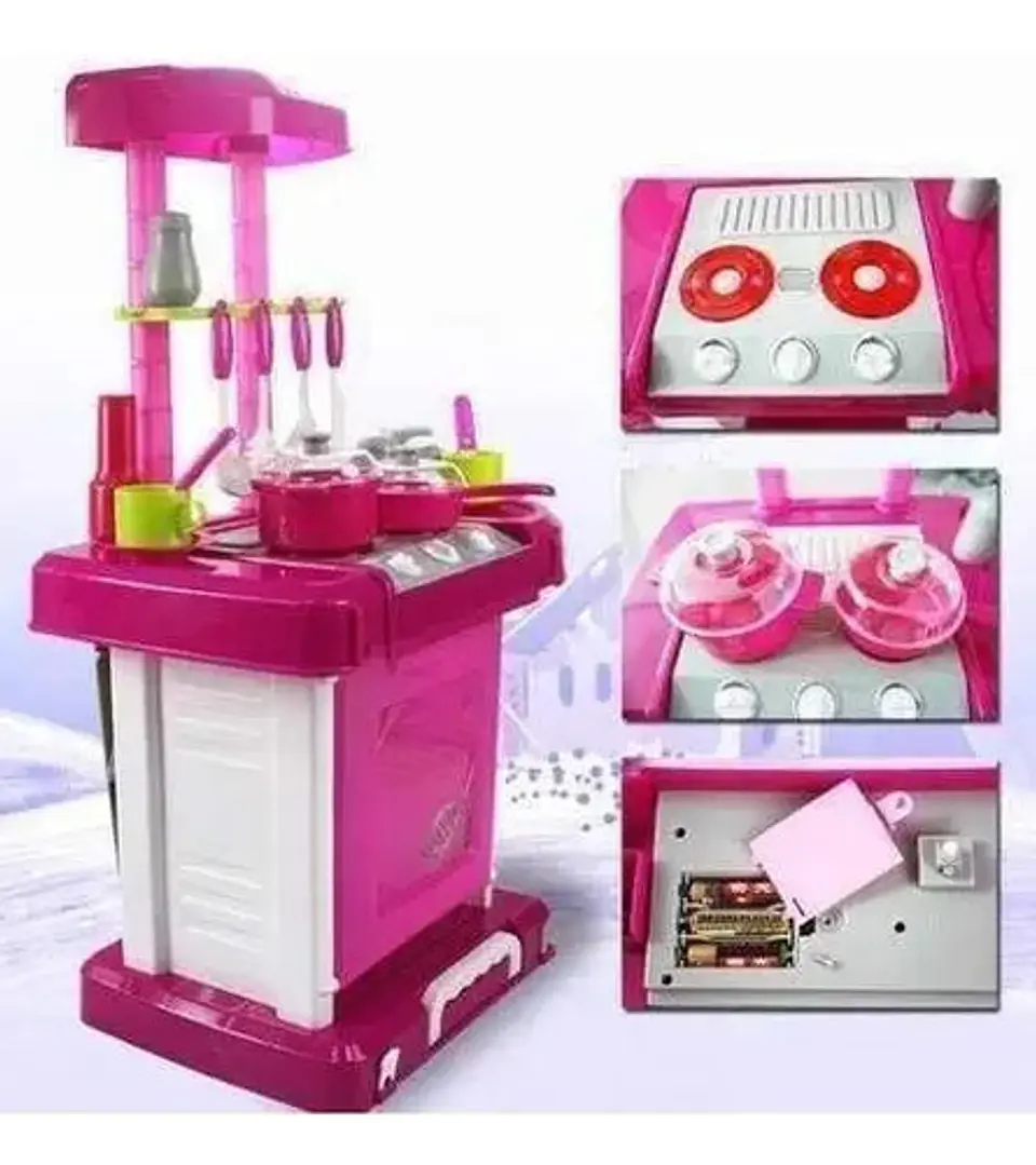 Cocina Maletín Juguete Horno Luz Sonidos Princesa 008-58 5