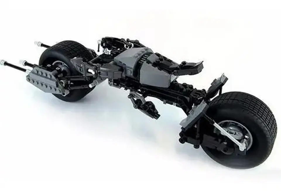 Super Heroes Batman Bloque Motocicleta 338 Pcs 7115 Fichas 1