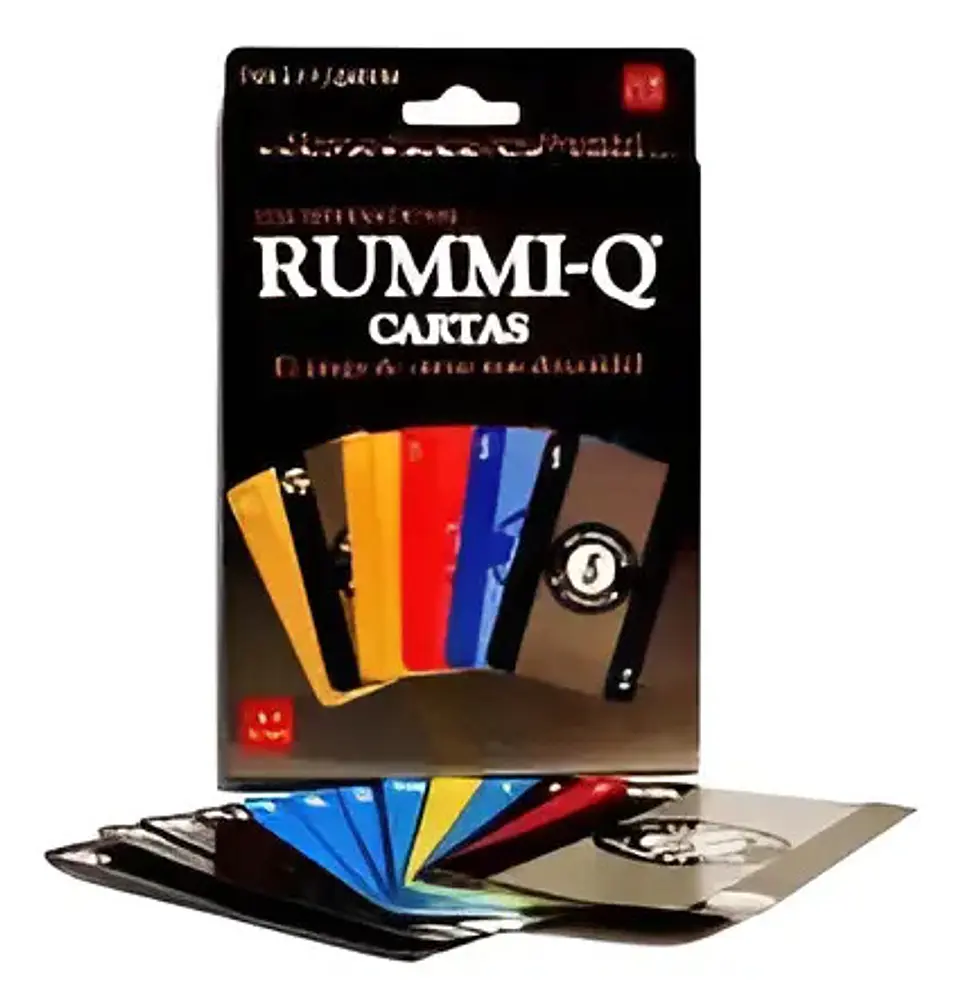 Rummy Juego De Mesa Cartas Plásticos Asociados Para 2 A 6 Jugadores 1