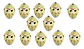 12 Und Máscara Hockey Jason Voorhees Viernes13  Negocio 2055 - Miniatura 1