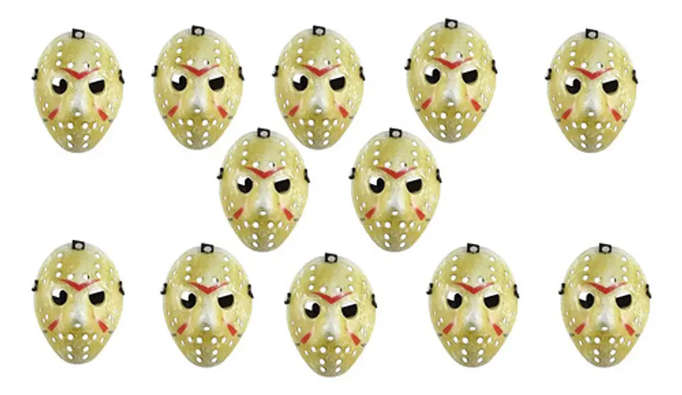 12 Und Máscara Hockey Jason Voorhees Viernes13  Negocio 2055 1