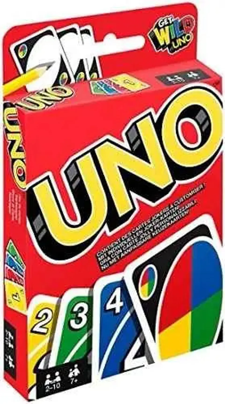 Juego de cartas Mattel Colored Classic UNO 3