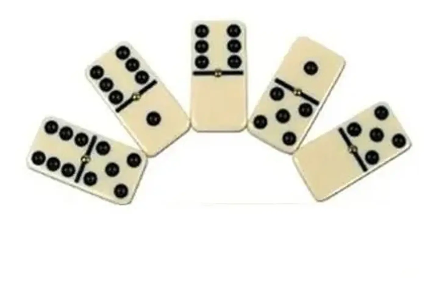 Dominó Juego De Mesa X 28 Fichas Color Crema  2