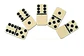 Dominó Juego De Mesa X 28 Fichas Color Crema  - Miniatura 2