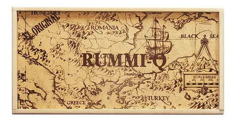 Rummy 2020 Juego De Mesa Estrategia 106 Fichas Madera Plásticos Y Asociados