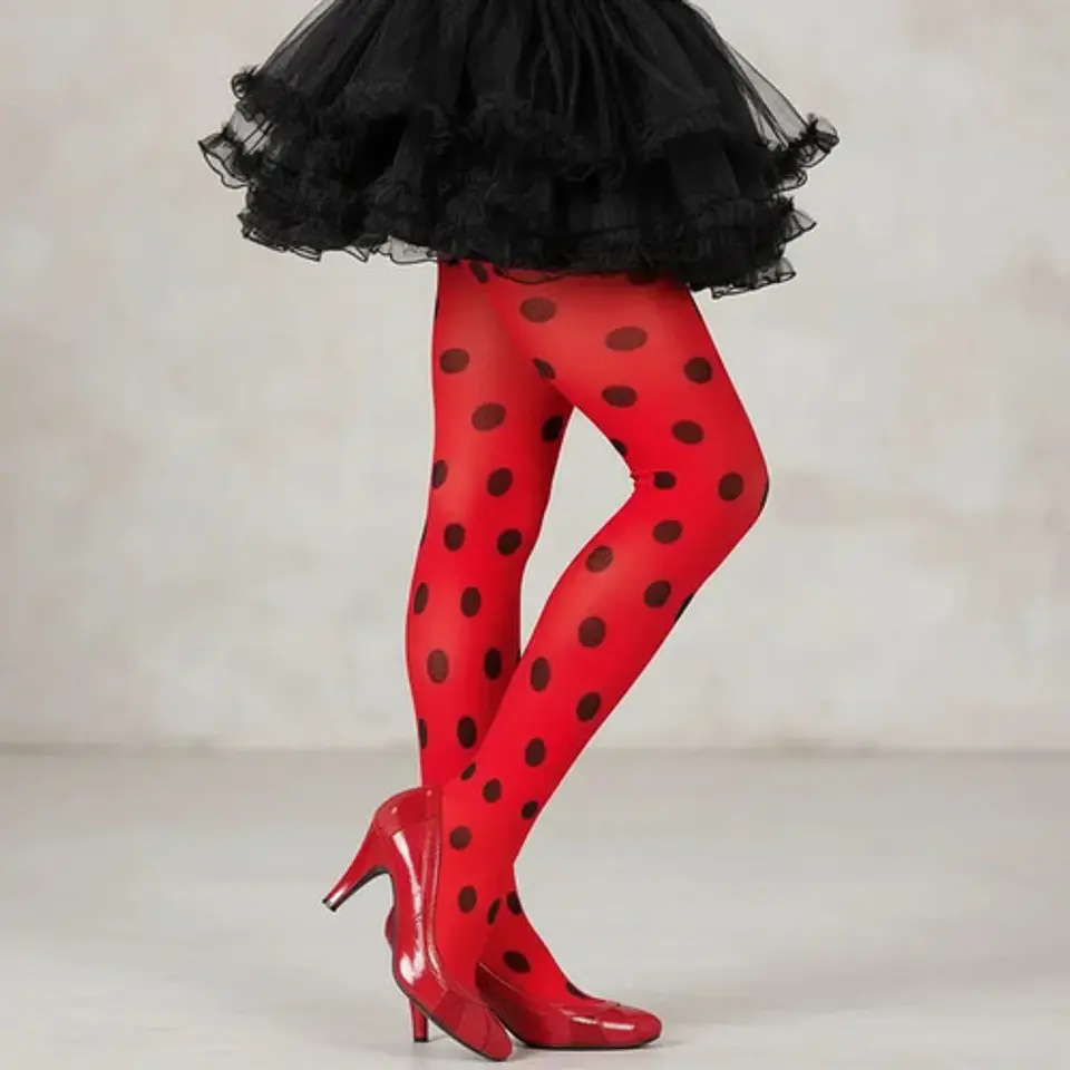 Medias Pantalón Niñas Talla M Halloween Disfraces Bj1060-10 6