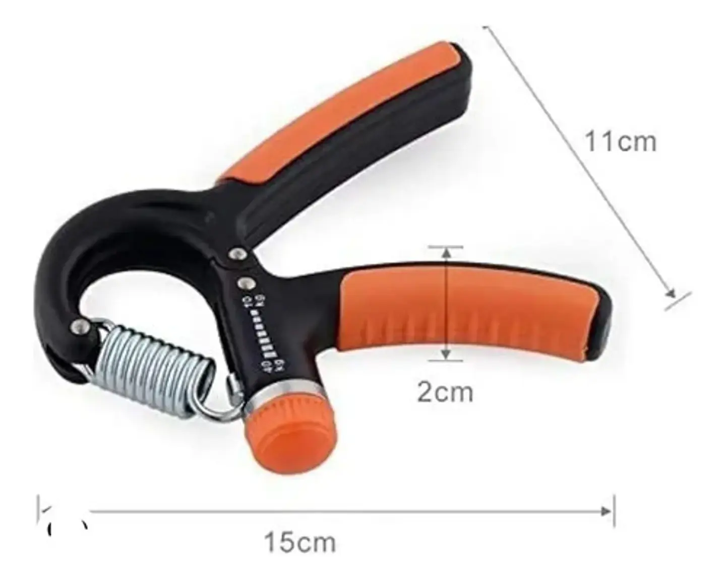 Hand Grip Ajustable Circuit Fit 10-40 Kg Negro Fortalecedor Antebrazos 3