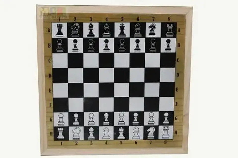 Juego Parqués 6 Puestos  Y Ajedrez Imantado Doble Cara  2
