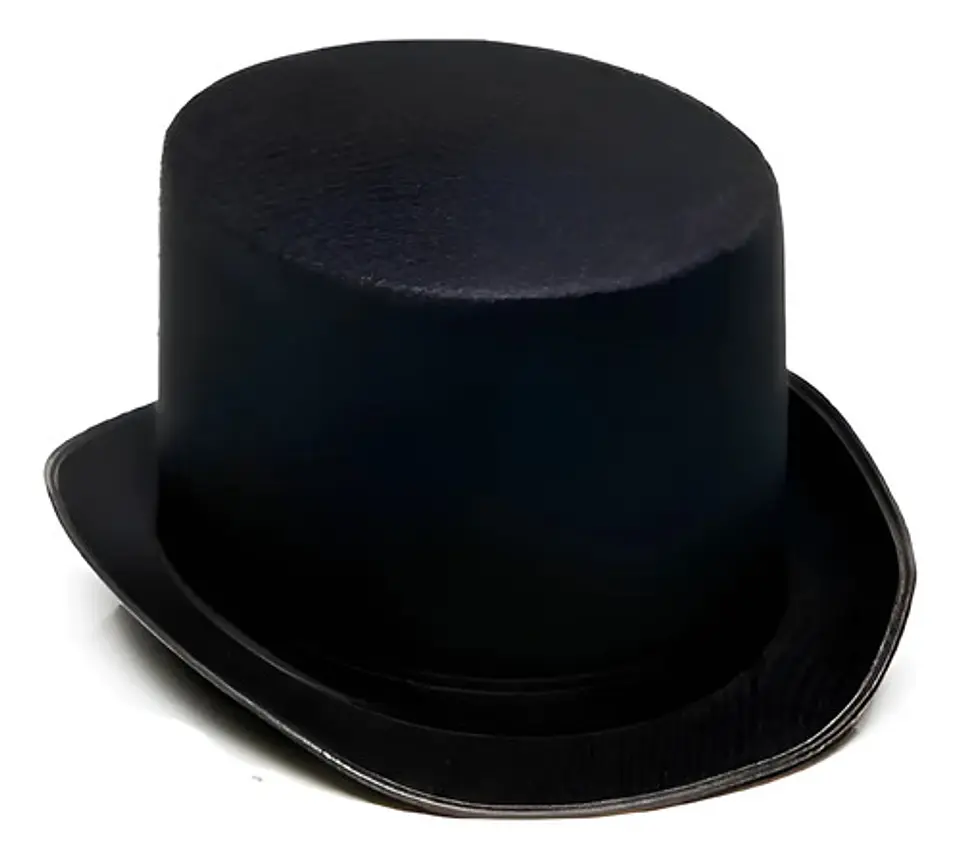 Sombrero Copa Paño Ref. Medieval Adulto Negro 5