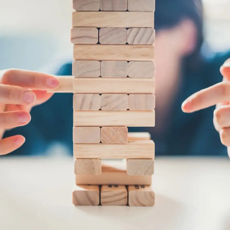 Torre Tipo Jenga Madera Bloques Juego 54 Fichas 2307-100 4