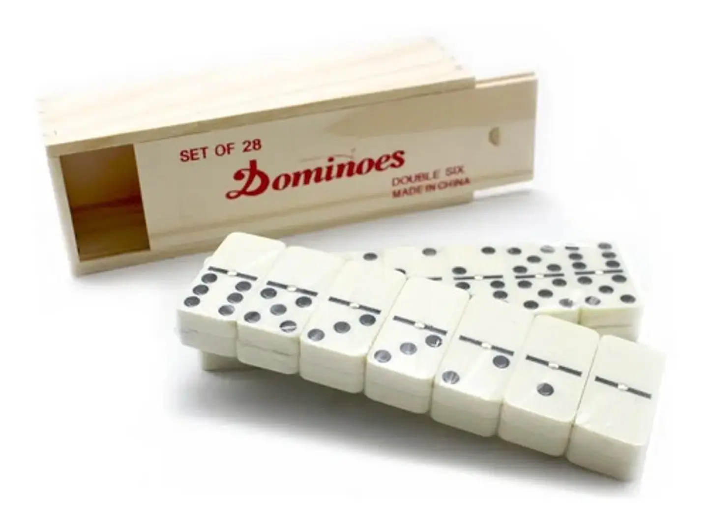Domino Profesional Caja Madera Juego Fichas Casino 5010d  2