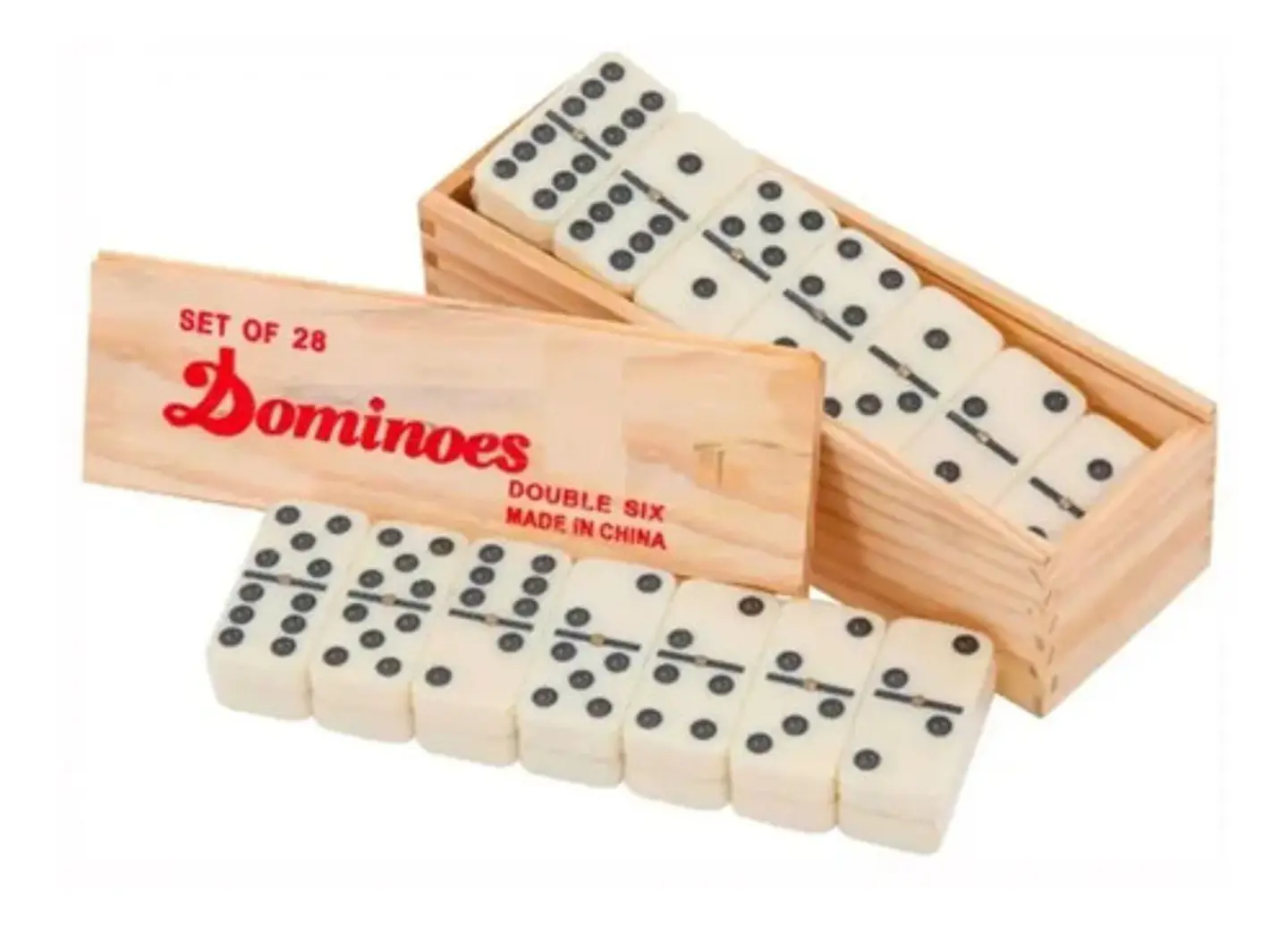 Domino Profesional Caja Madera Juego Fichas Casino 5010d  6