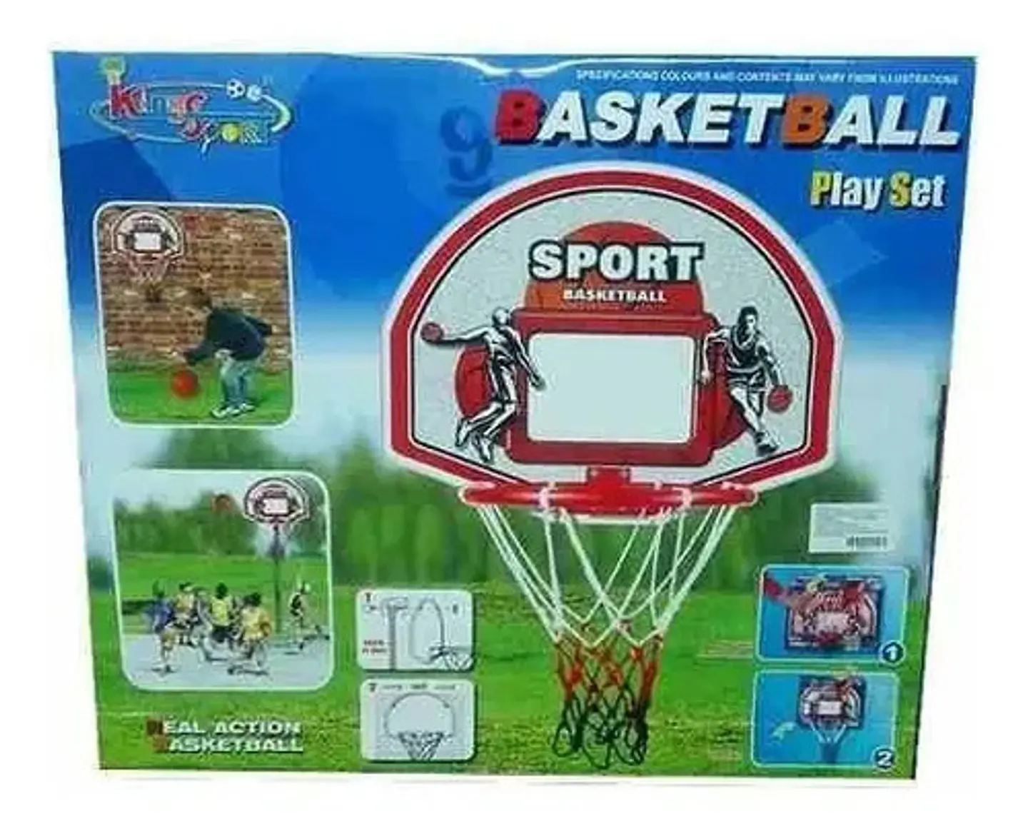 Cancha Basketball Juego Set Sport Baloncesto 2088k-1 2