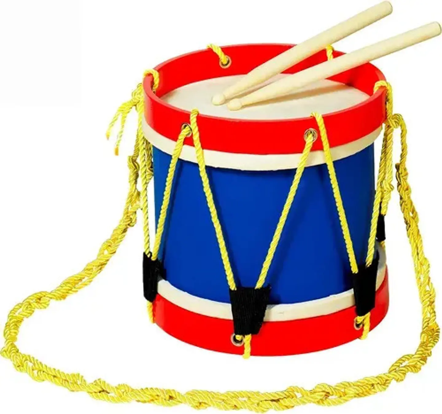 Tambor Musical Mediano Madera Para Niños Didactico 1