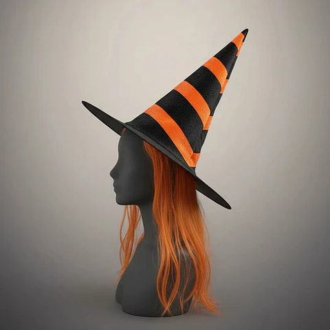 Sombrero De Bruja Halloween Ideal Fiesta Disfraces Y Mas