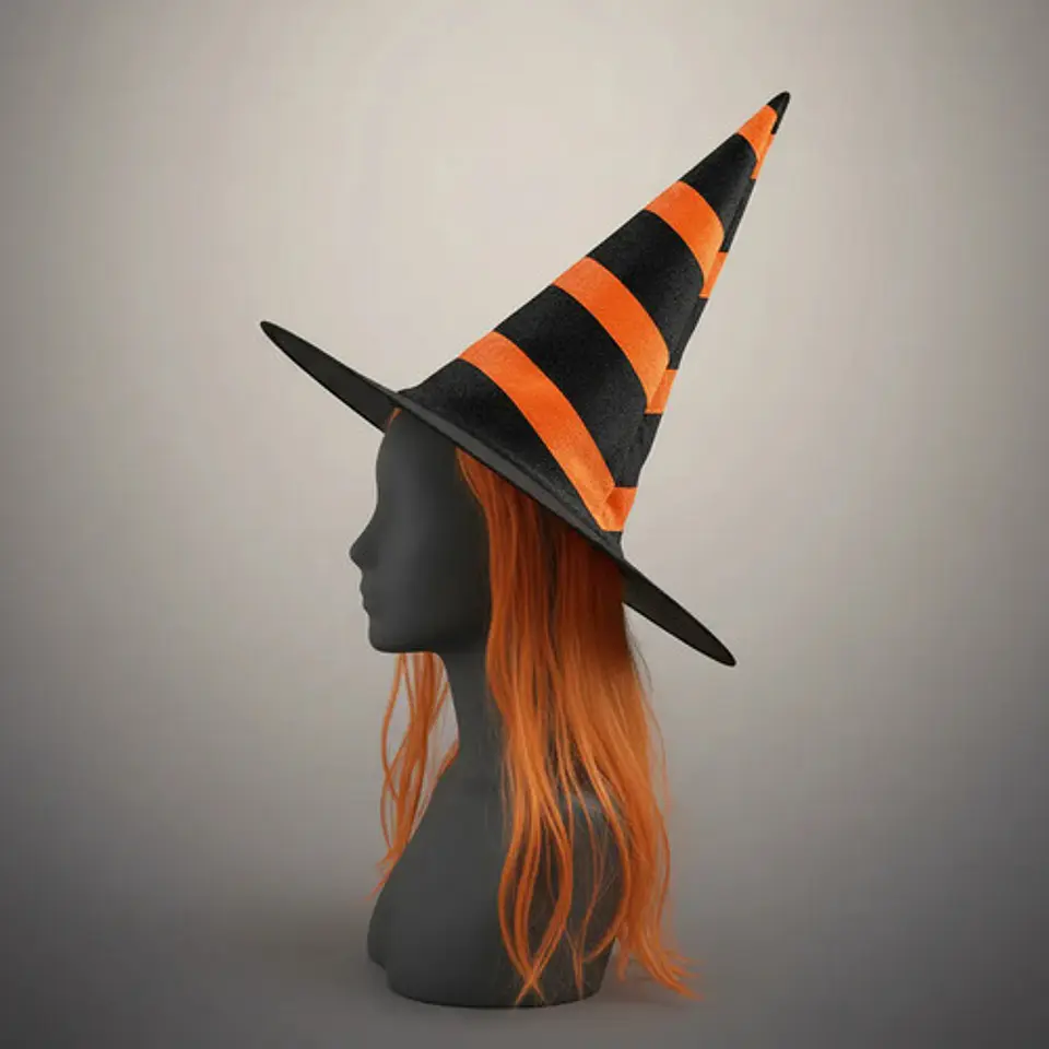 Sombrero De Bruja Halloween Ideal Fiesta Disfraces Y Mas 1