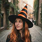 Sombrero De Bruja Halloween Ideal Fiesta Disfraces Y Mas - Miniatura 2